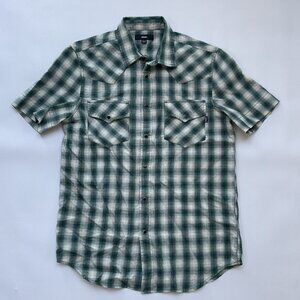 Diesel Men’s S-East Checkers Shirt Short Sleeves Size S